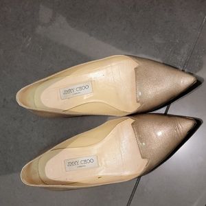 Jimmy Choo Gold 38 flats